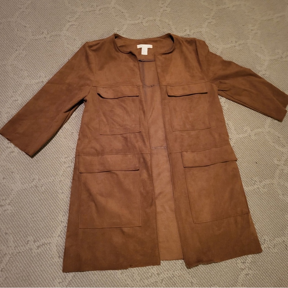 H&M suede coat
